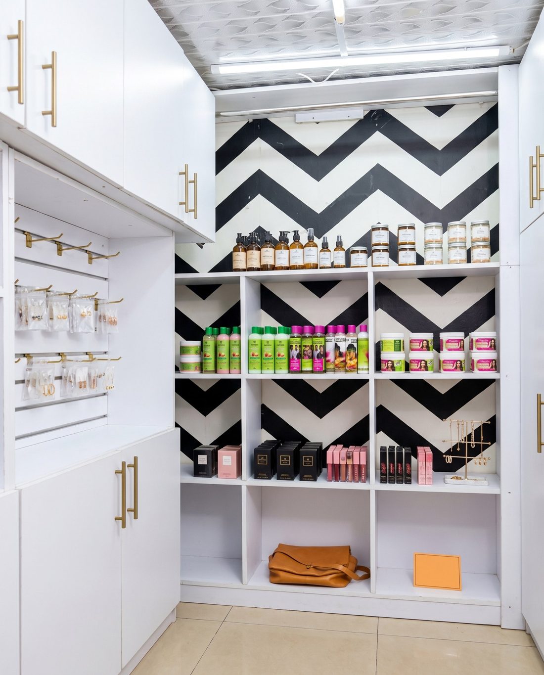 A merchandised shelf bay at Kaylin Haven