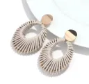 Bohemian Rattan Earrings